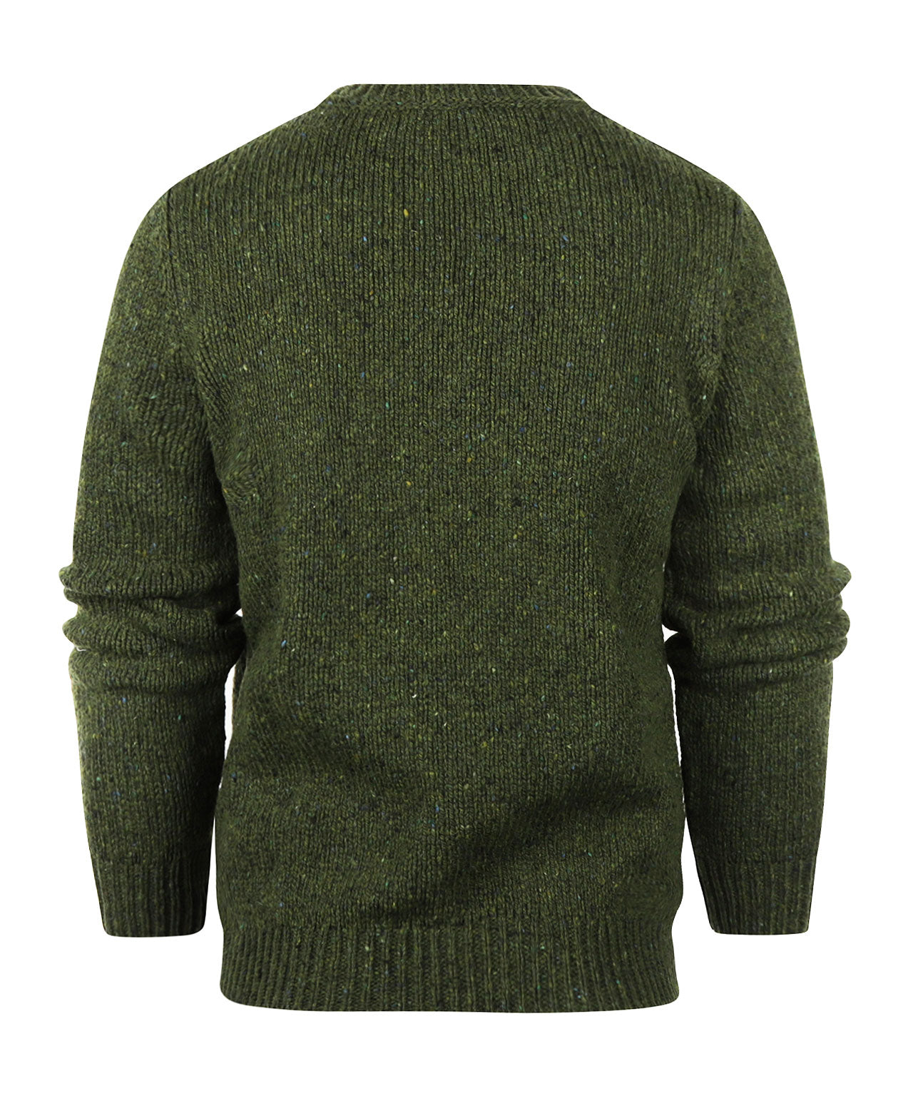 Fischerpullover mit Rundhalsausschnitt | Grün