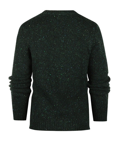 Fisherman Round Neck Pullover | Green