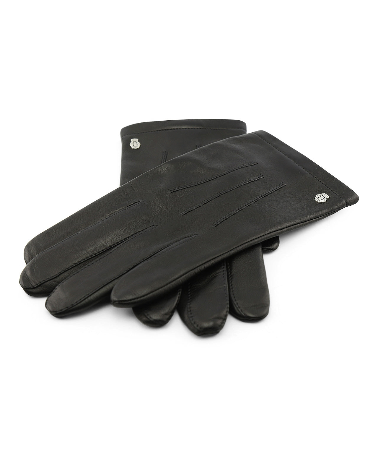 Handschoen Nappa Zijde Voering | Black