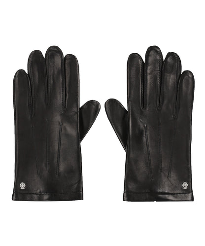 Handschoen Nappa Zijde Voering | Black