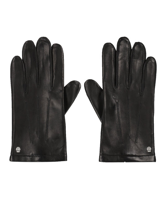 Handschuhfutter aus Nappaseide | Schwarz