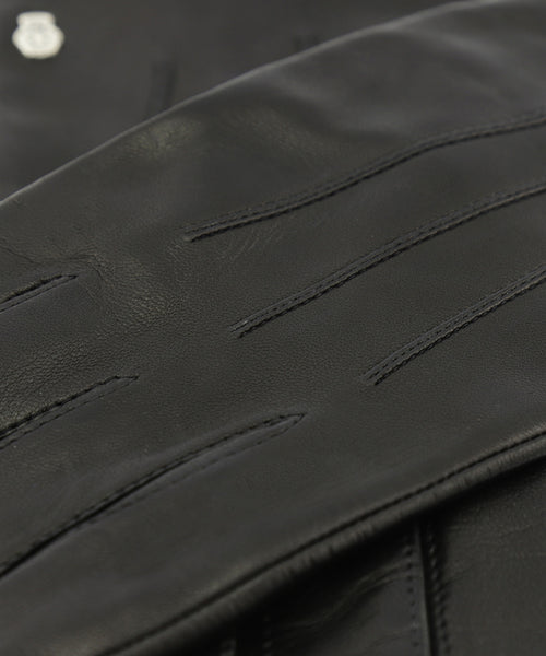 Glove Nappa Silk Lining | Black