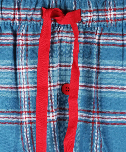 Pyjama Set Flanel | Blauw