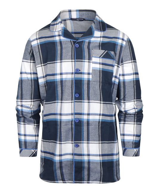 Flanell-Pyjama-Set | Blau