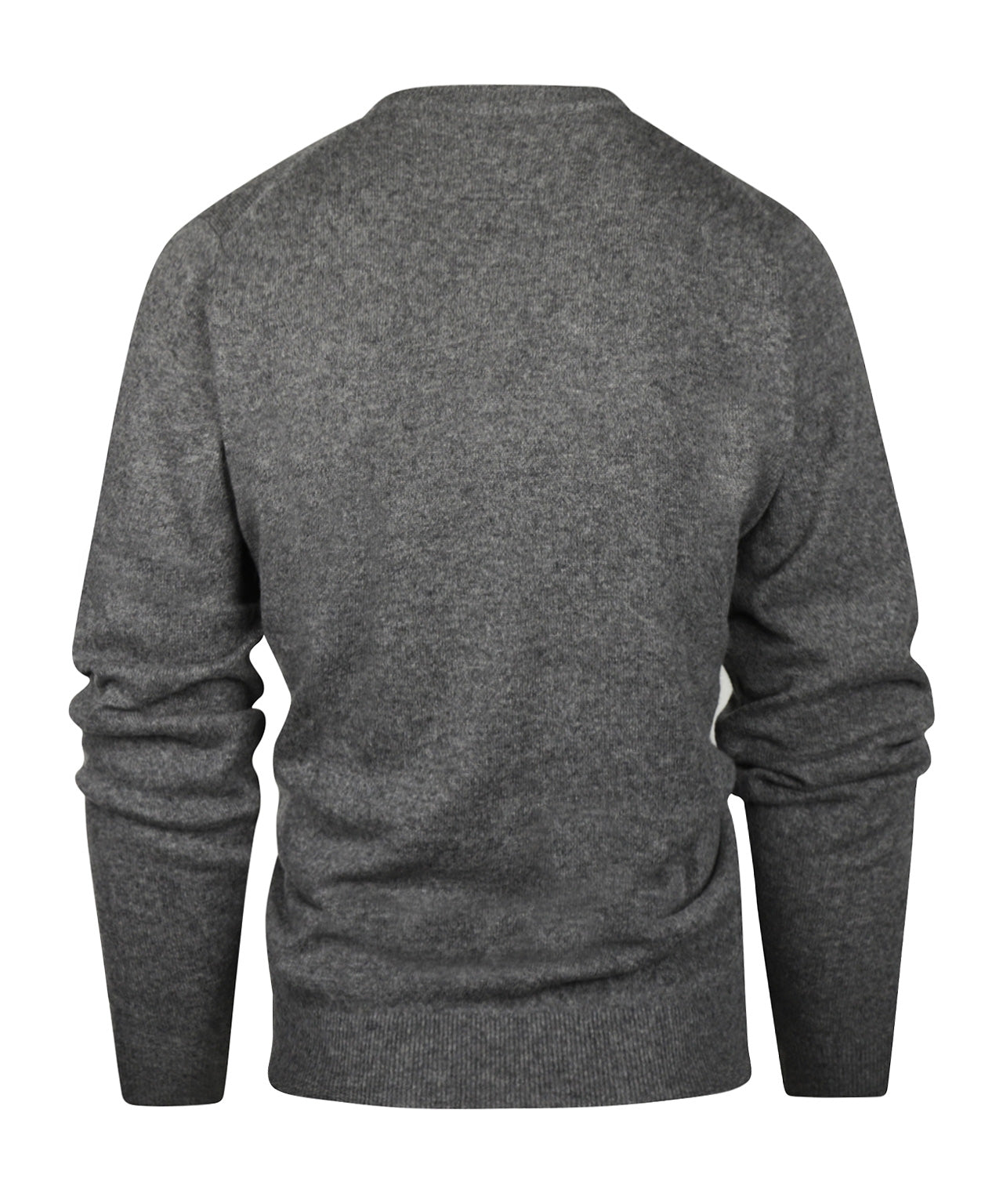 Rundhals-Kaschmirpullover | Grau