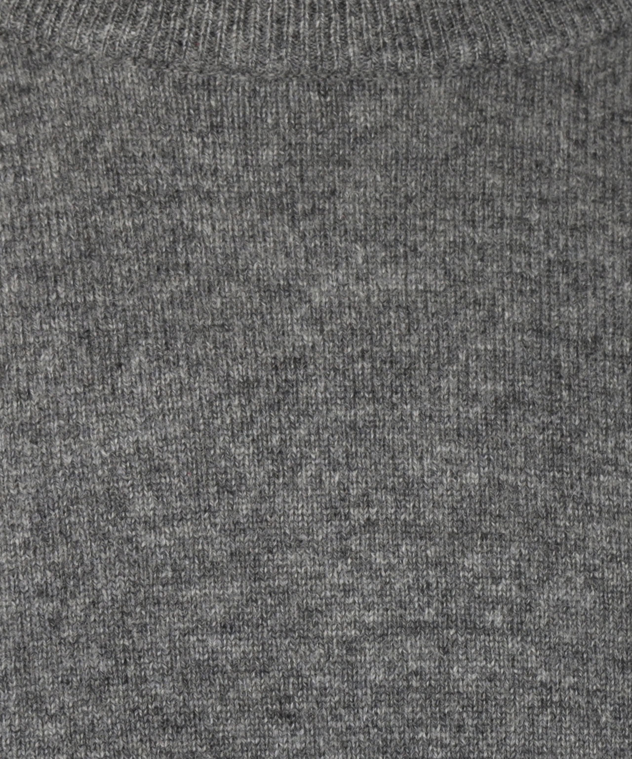 Rundhals-Kaschmirpullover | Grau