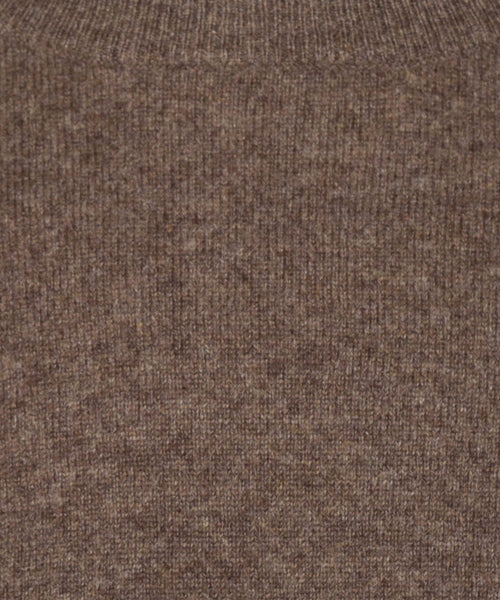 Ronde Hals Cashmere Pullover | Bruin