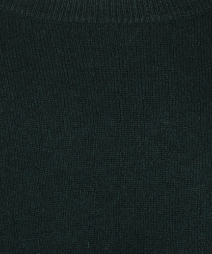 Rundhals-Kaschmirpullover | Grün