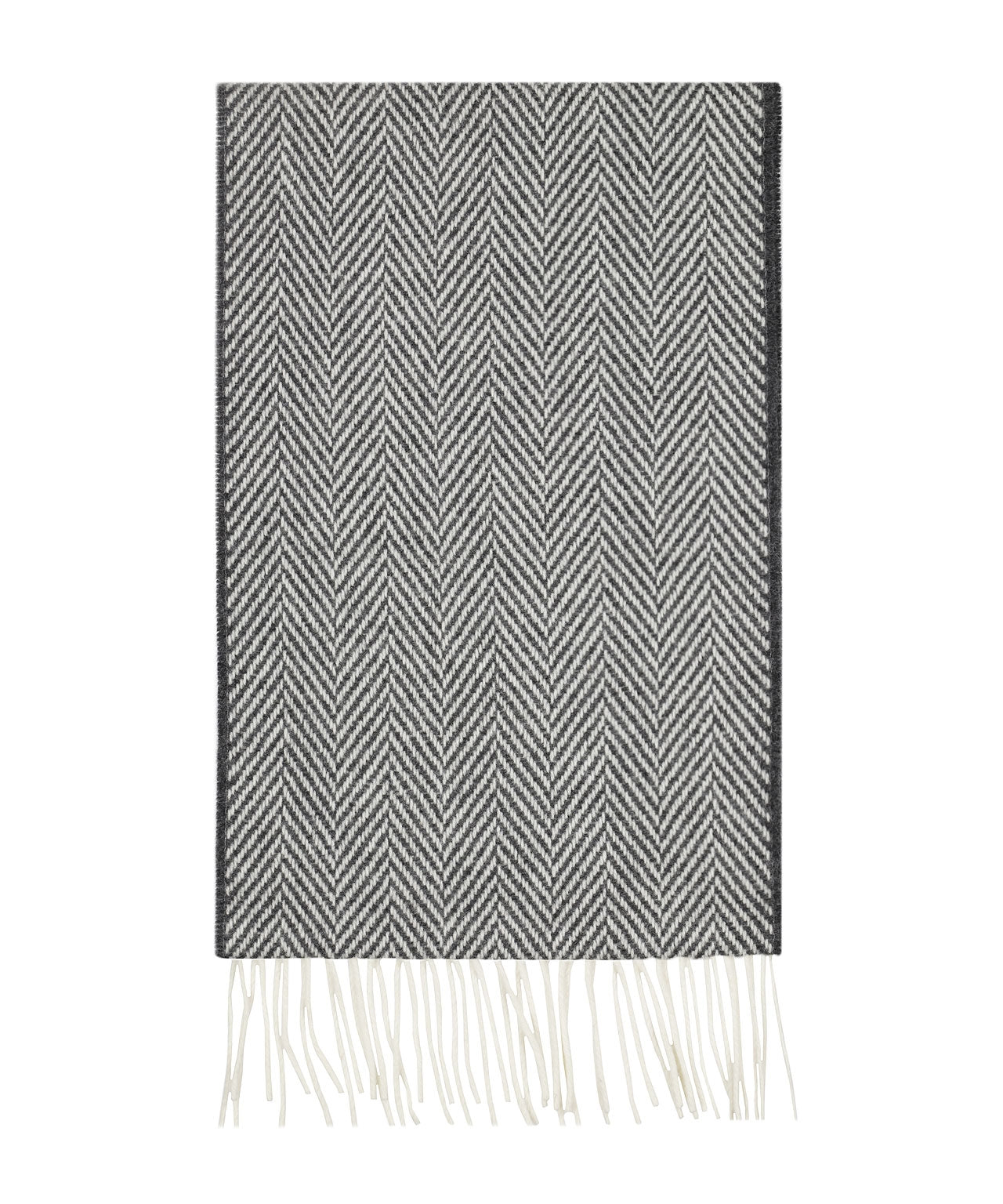 Lambswool/Cashmere Scarf | Grey