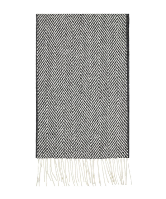 Lambswool/Cashmere Scarf | Grey