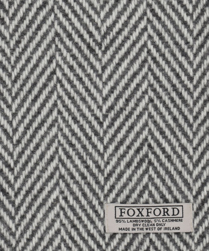 Lambswool/Cashmere Scarf | Grey