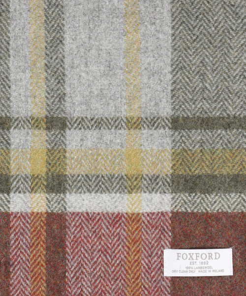 Lambswool Sjaal 30X210CM | Bruin