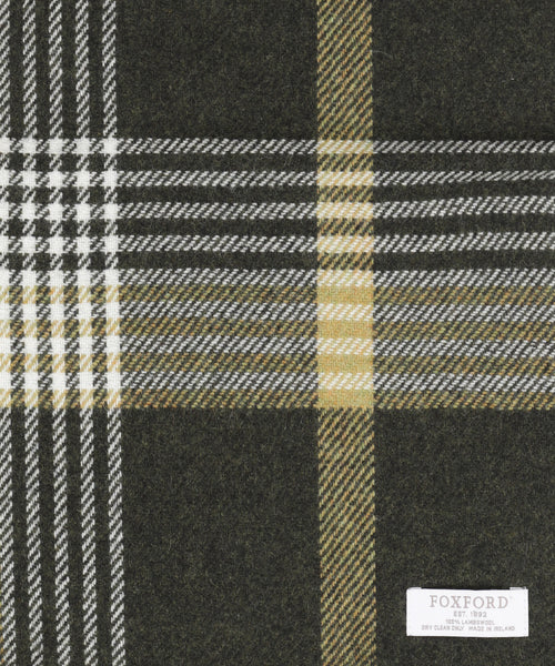 Lambswool Sjaal 30X210CM | Groen