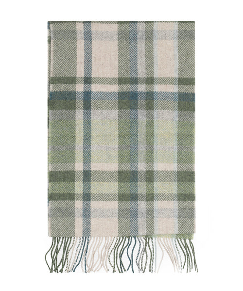 Lambswool Sjaal 30X210CM | Groen