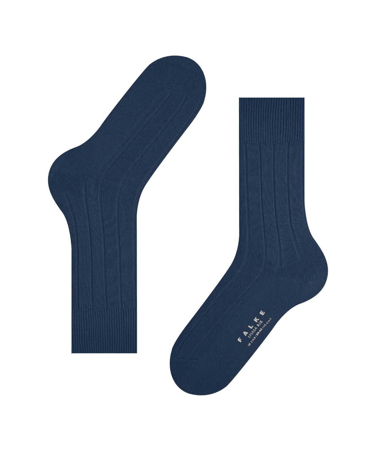 Lhasa-Rippsocken für Herren | Blau