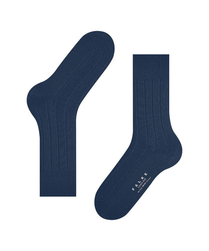 Lhasa-Rippsocken für Herren | Blau