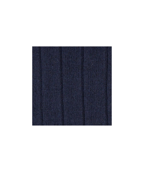 Lhasa Rib Men's Socks | Dark Navy