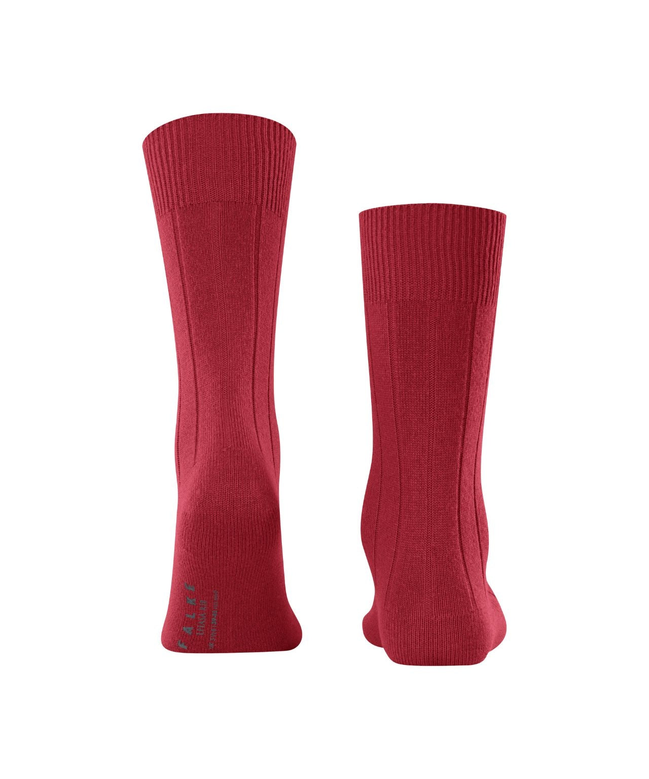 Lhasa-Rippsocken für Herren | Rot