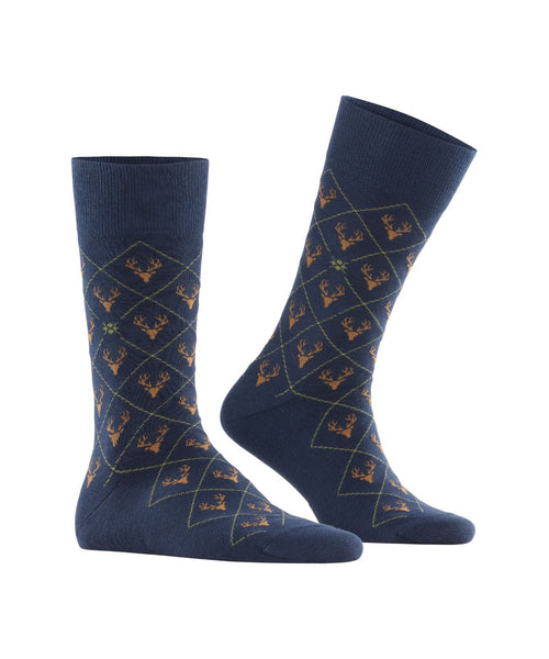 Burlington St.Hubert sock | Blue