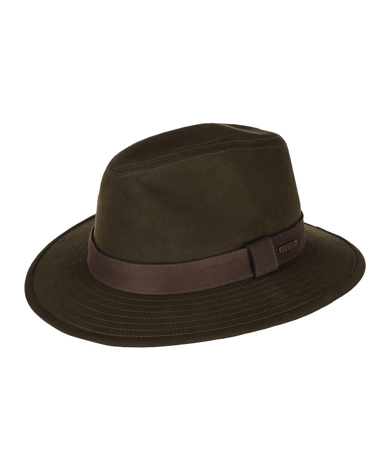 Stetson Traveller Wachsbaumwolle WR | Olivgrün