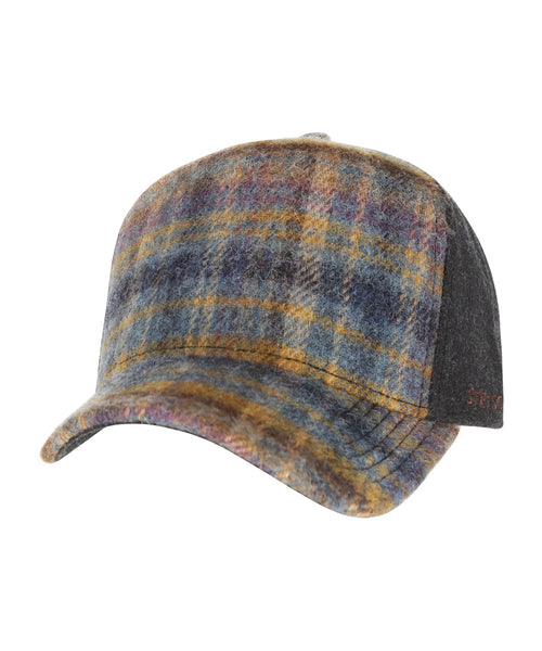 Stetson Trucker Cap Wool Check | Brown