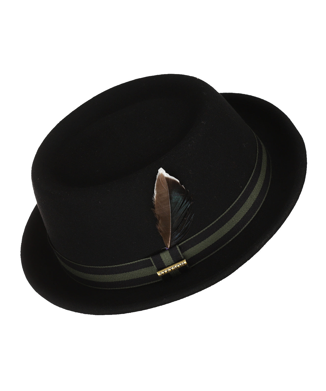 Stetson Pork Pie Wollfilz | Schwarz