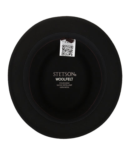 Stetson Pork Pie Wollfilz | Schwarz
