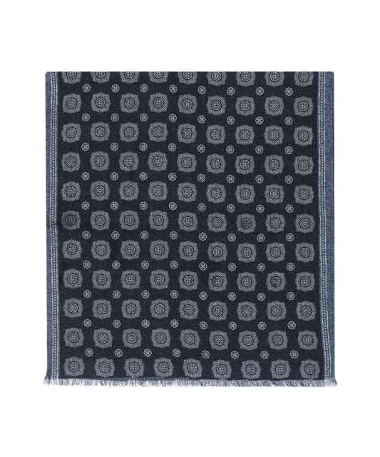 Wollschal 40 x 180 cm | Blau