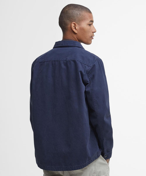 Barbour Deepdale Relaxed Fit Overshirt | Navy Blauw