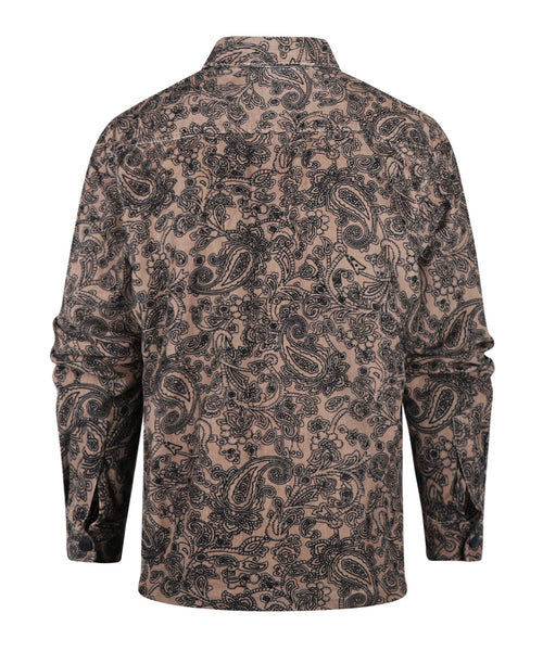 Barbour Brignall Printed Corduroy Overshirt | Brown