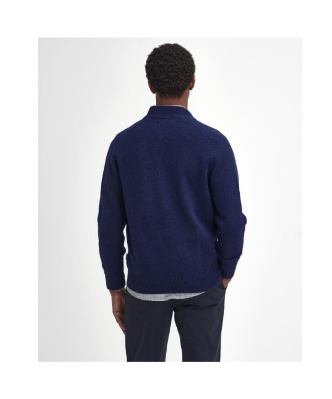Barbour Talder Zip Through | Navy Blue