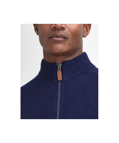 Barbour Talder Zip Through | Navy Blue