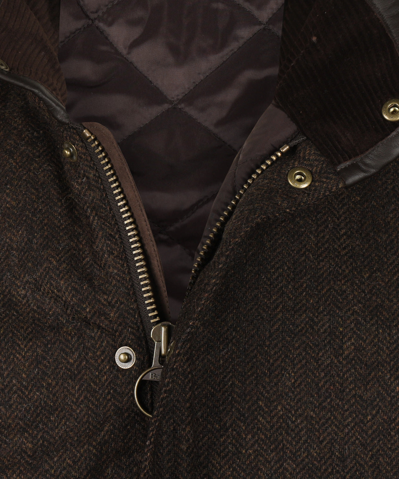 Barbour Hereford Tweed-Wolljacke | Braun