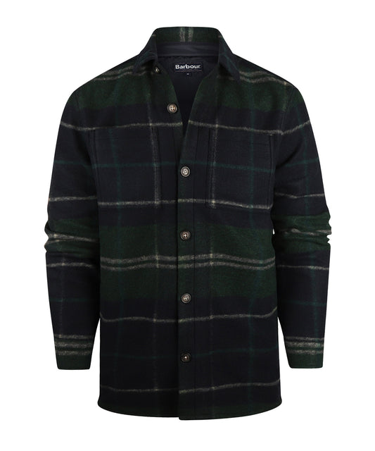 Barbour Chapter Tailored Check Overshirt | Grün