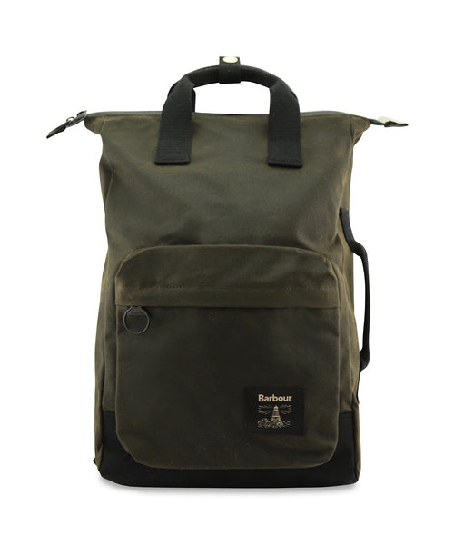 Barbour Field Wax Backpack | Groen