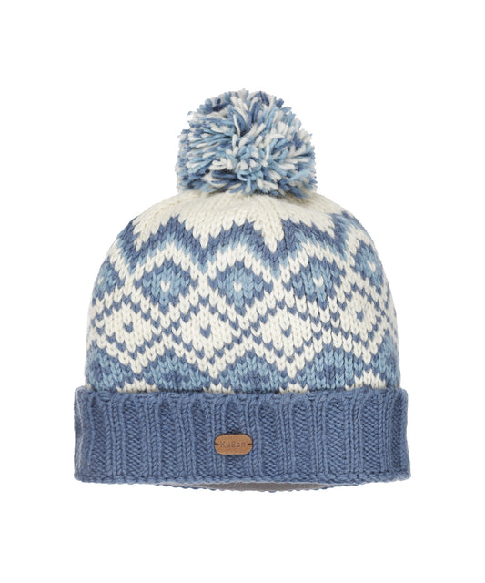 Mütze mit Wollfleece-Futter | Blau