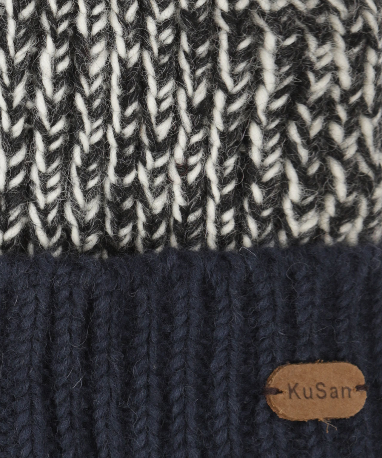 Muts Wol Fleece Lining | Navy Marl