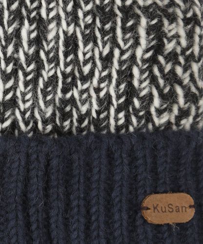 Muts Wol Fleece Lining | Navy Marl