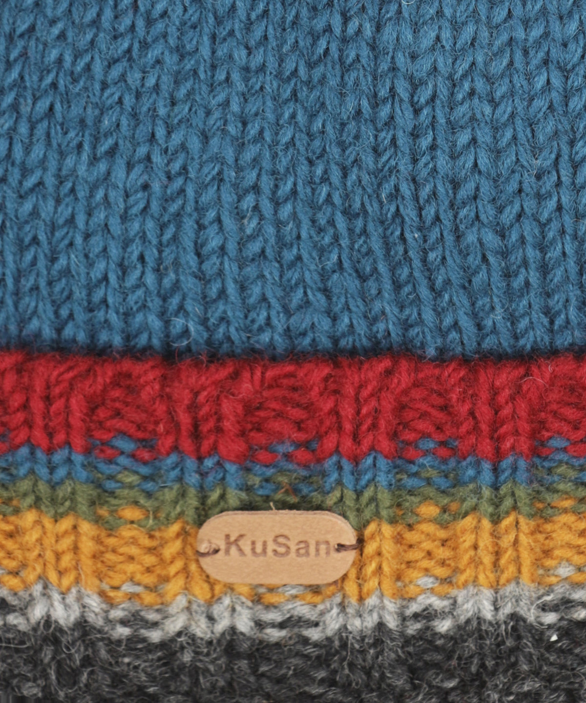 Muts Wol Fleece Lining | Blauwgroen