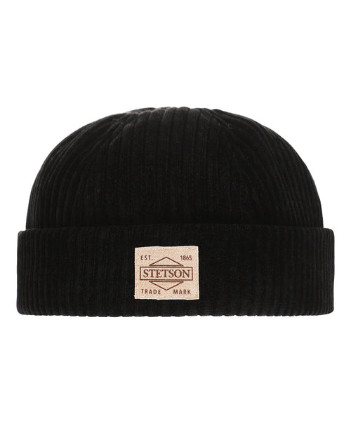 Stetson Docker Corduroy Jersey | Black