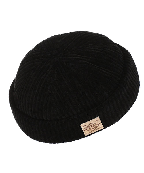 Stetson Docker Corduroy Jersey | Black