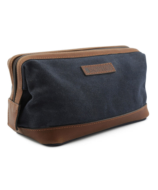 Canvas Gladstone Waschtasche | Marineblau