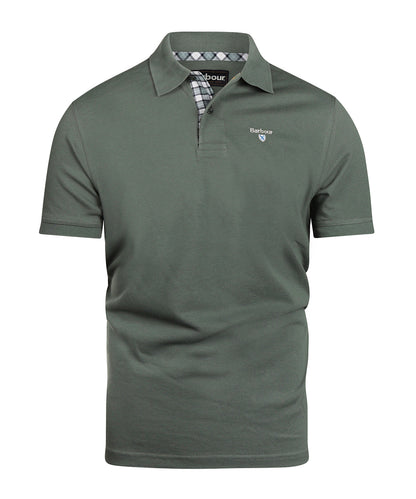 Barbour Tartan Pique Polo | Grey