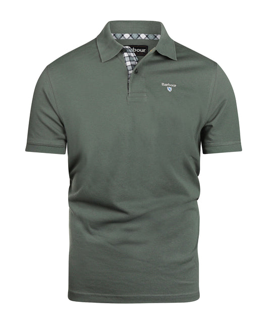 Barbour Tartan Piqué Polo | Grau