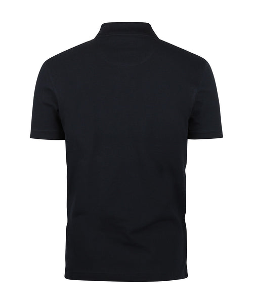 Barbour Tartan Pique Polo | Navy Blue