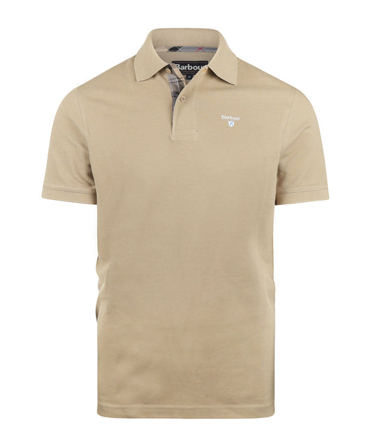 Barbour Tartan Piqué Polo | Braun