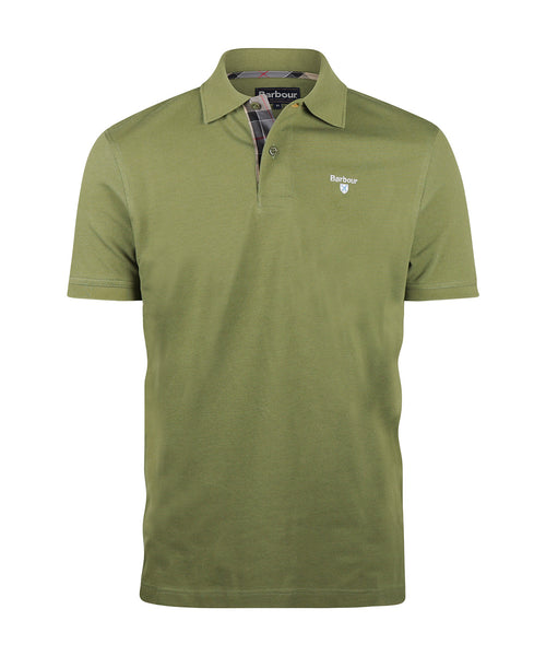 Barbour Tartan Pique Polo | Green