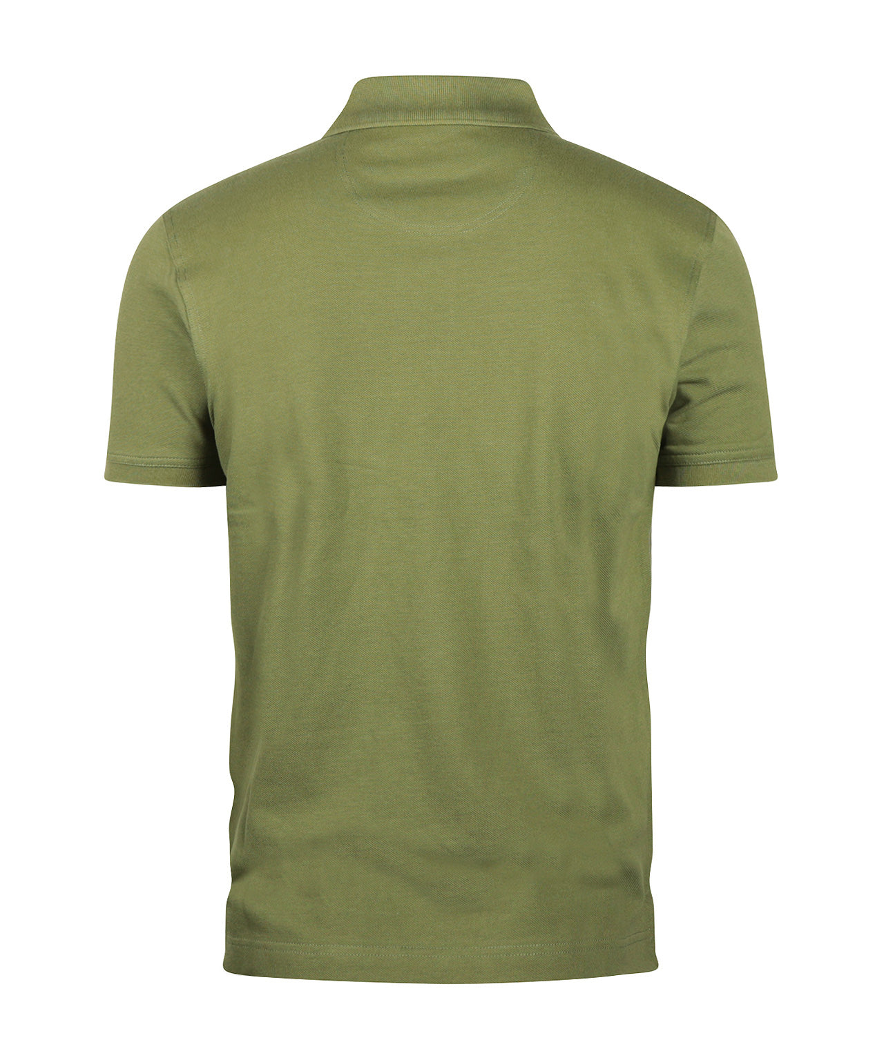 Tartan Pique Polo | Olive