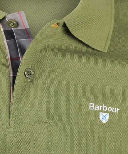 Tartan Pique Polo | Olive