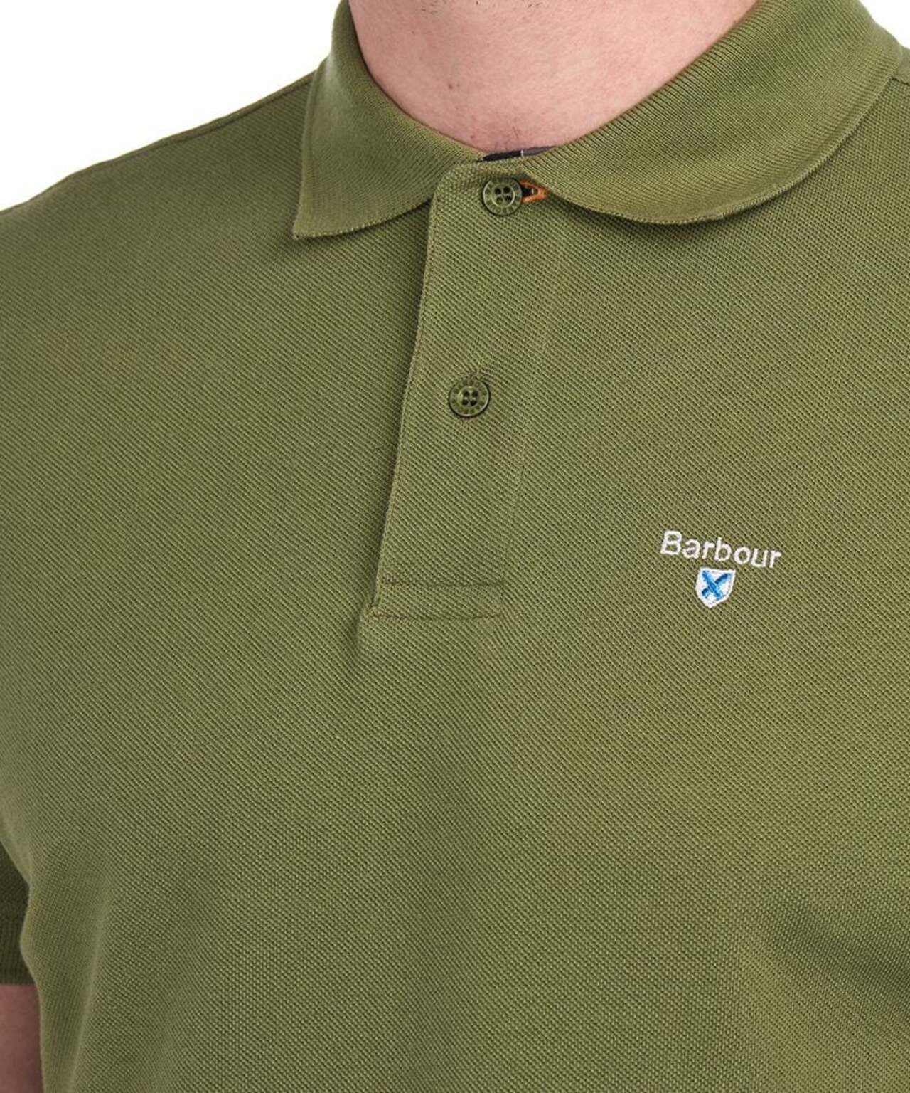 Tartan Pique Polo | Olive